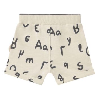Baby Boys Beige Bear Shorts