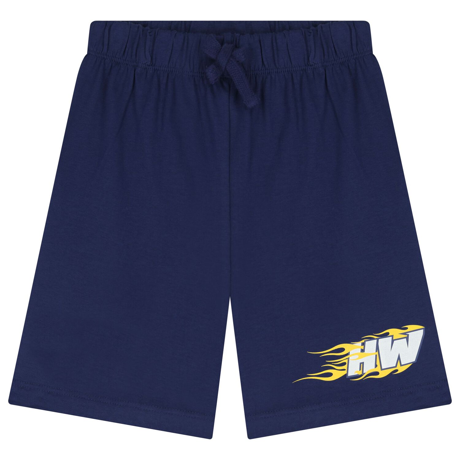 Boys Blue & Navy Blue Hotwheels Shorts Set, 1, hi-res