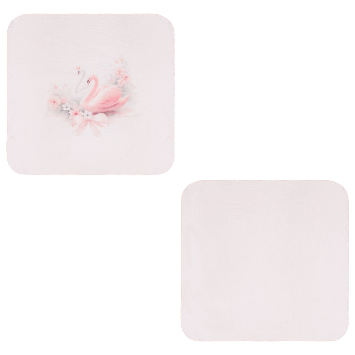 Baby Girls Pink Swan Swaddles ( 2-Pack ), 1, hi-res image number null