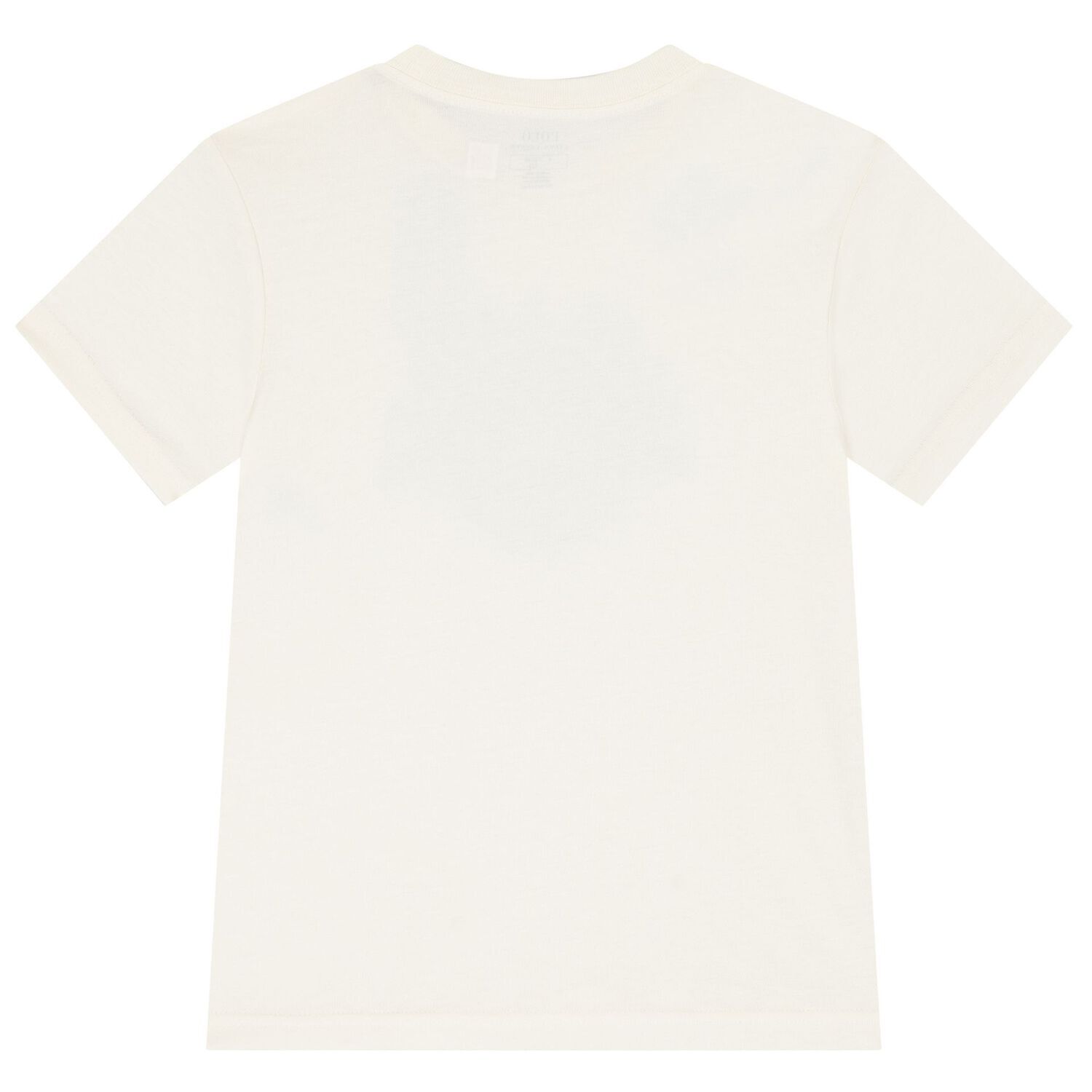 Boys Ivory Varsity Logo T-Shirt, 1, hi-res