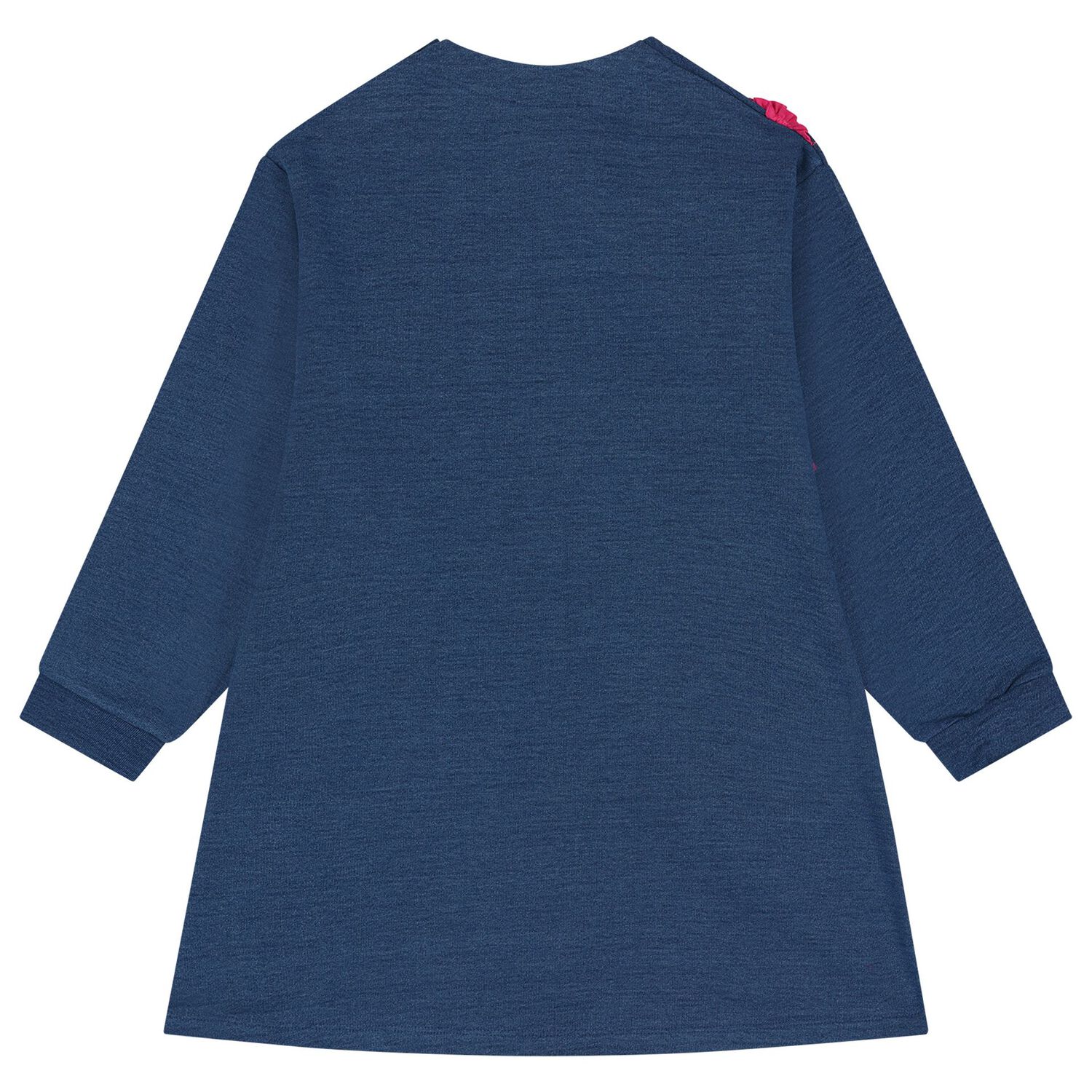 Girls Blue & Pink Heart Dress Set, 1, hi-res