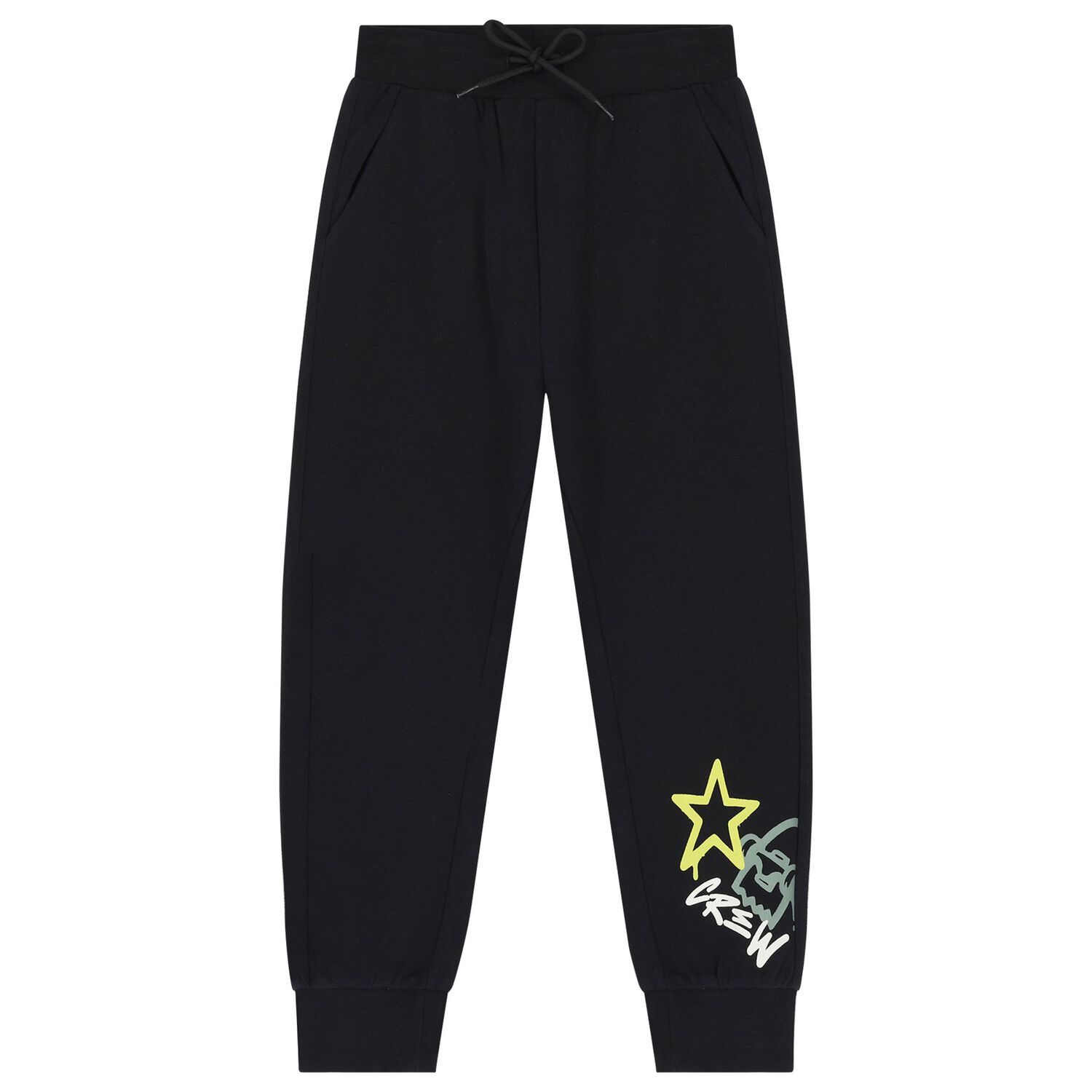 Boys Black & White Tracksuit Set, 1, hi-res