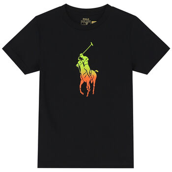 Boys Black Logo T-Shirt