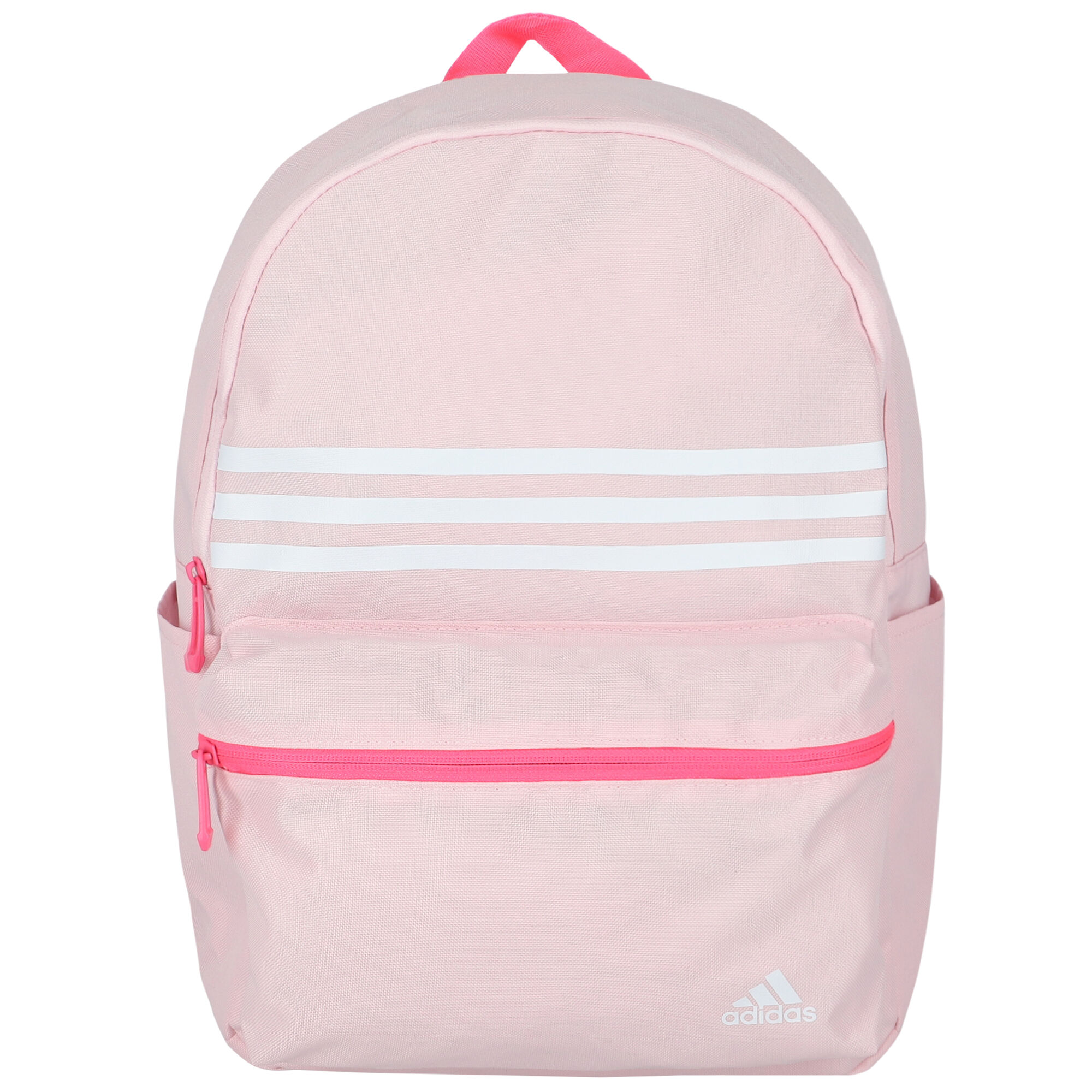 Blush pink adidas top backpack