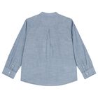 Boys Blue & Ivory Shorts Set, 1, hi-res