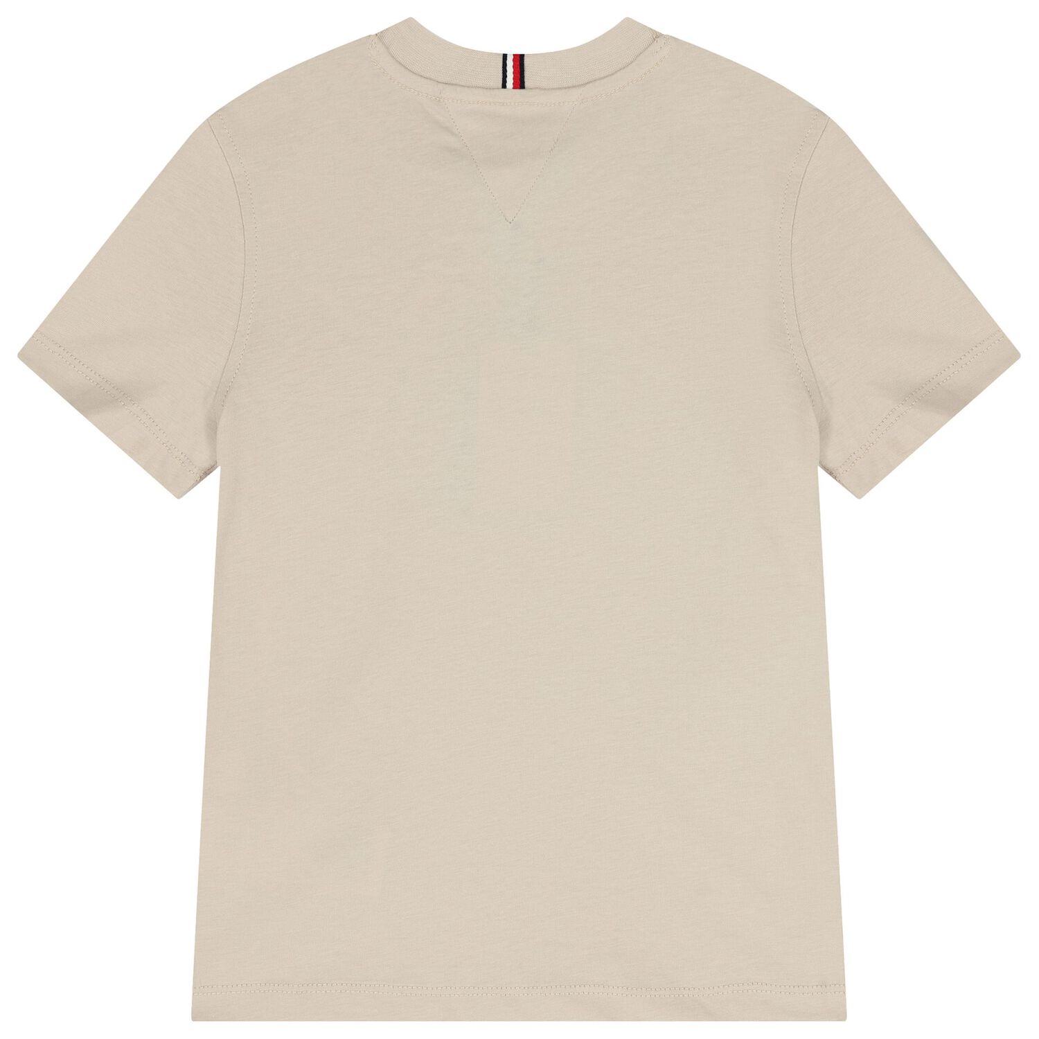 Boys Beige Logo T-Shirt, 1, hi-res