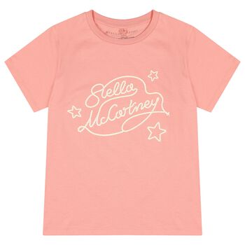 Girls Pink Logo T-Shirt