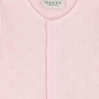 Baby Girls Pink GG Logo Romper Gift Set, 2, hi-res
