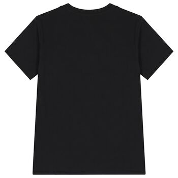 Boys Black Logo T-Shirt