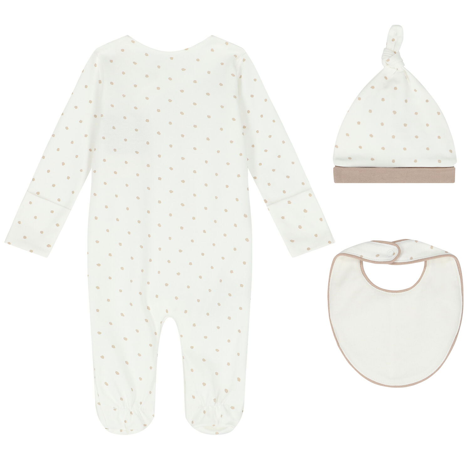 Baby Boys Ivory Babygrow Gift Set, 1, hi-res