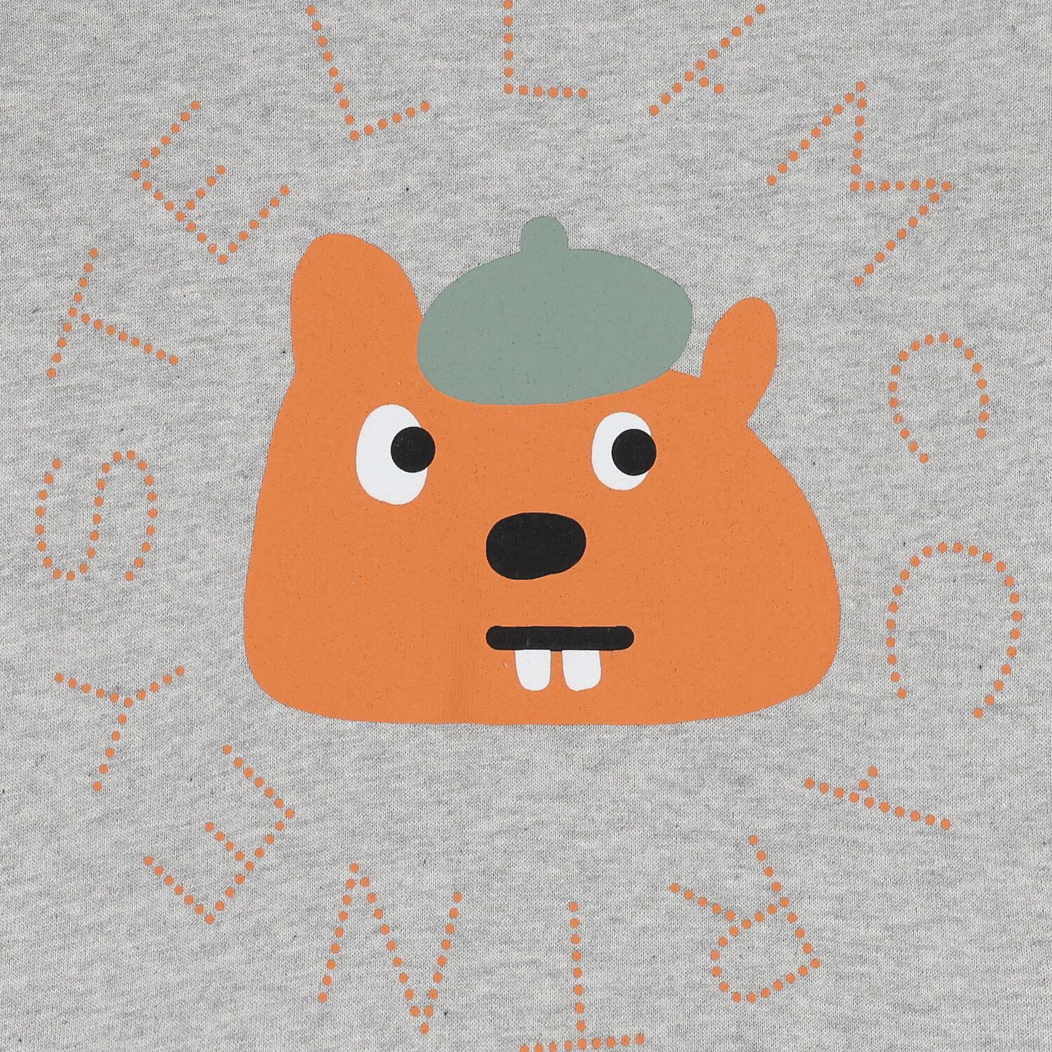 سويت شيرت اولاد بطبعه سنجاب باللون الرمادى , 1, hi-res