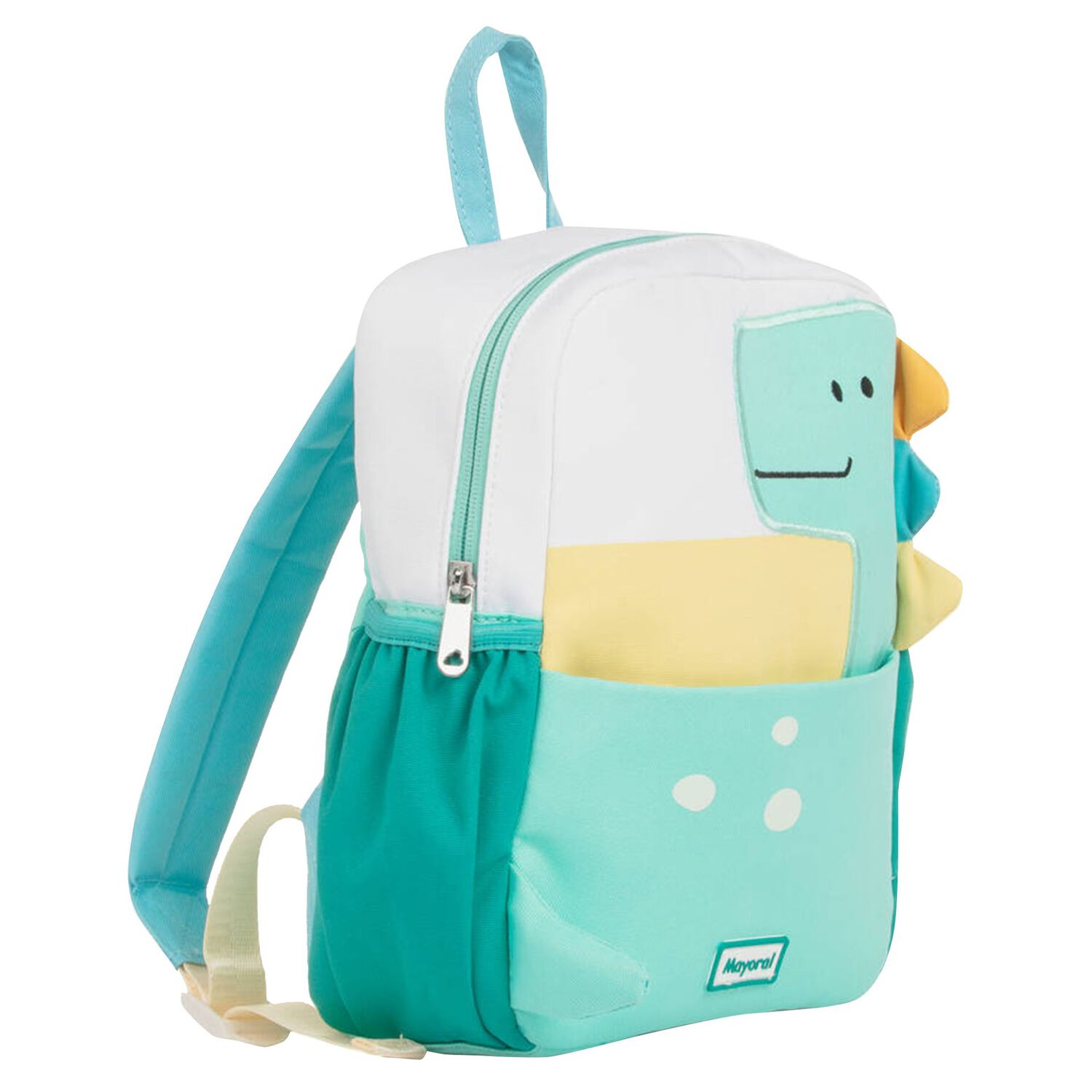 Boys Green Dinosaur Backpack, 2, hi-res