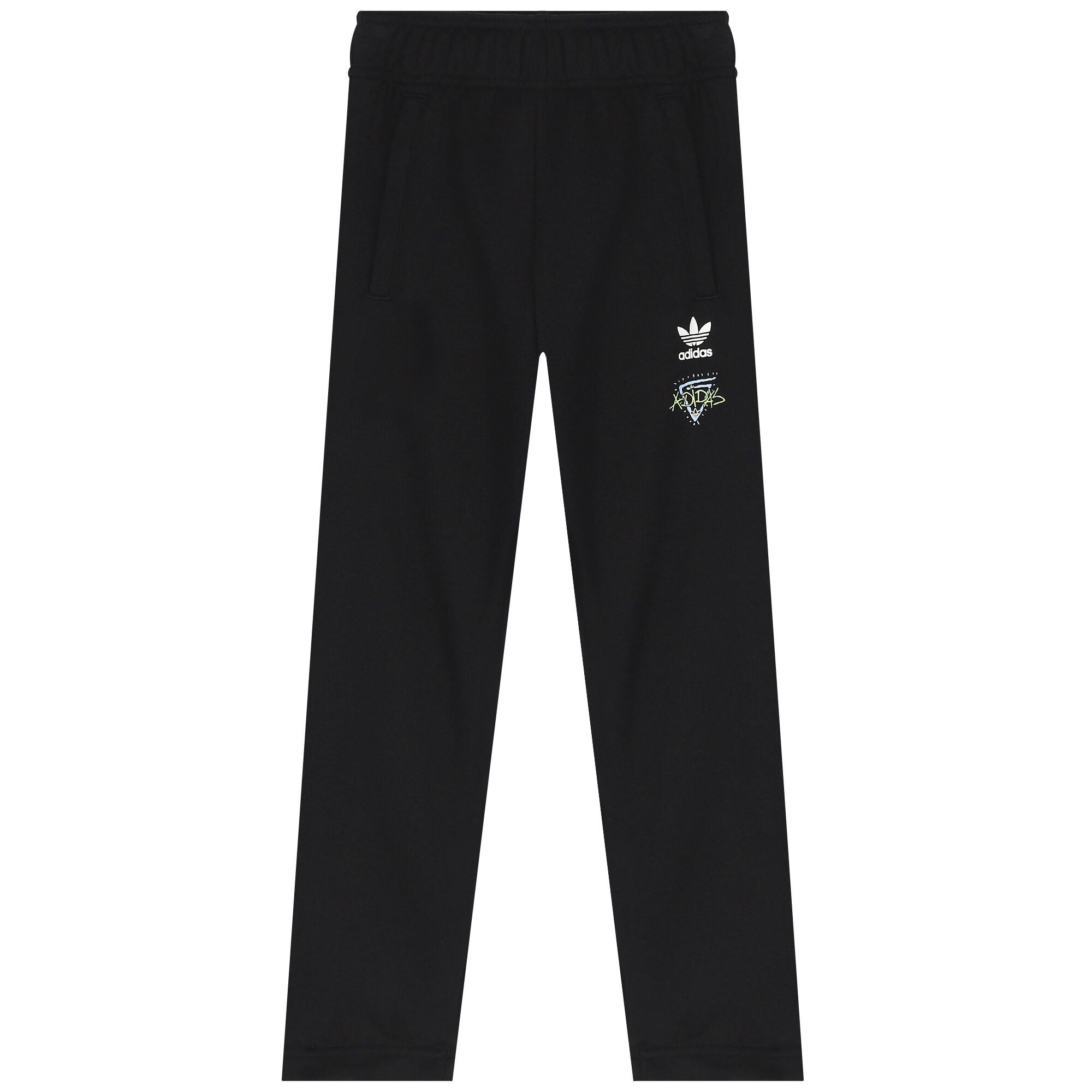 adidas Originals Black Logo Joggers Junior Couture