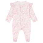 Baby Girls White & Pink Floral Babygrow Gift Set, 1, hi-res