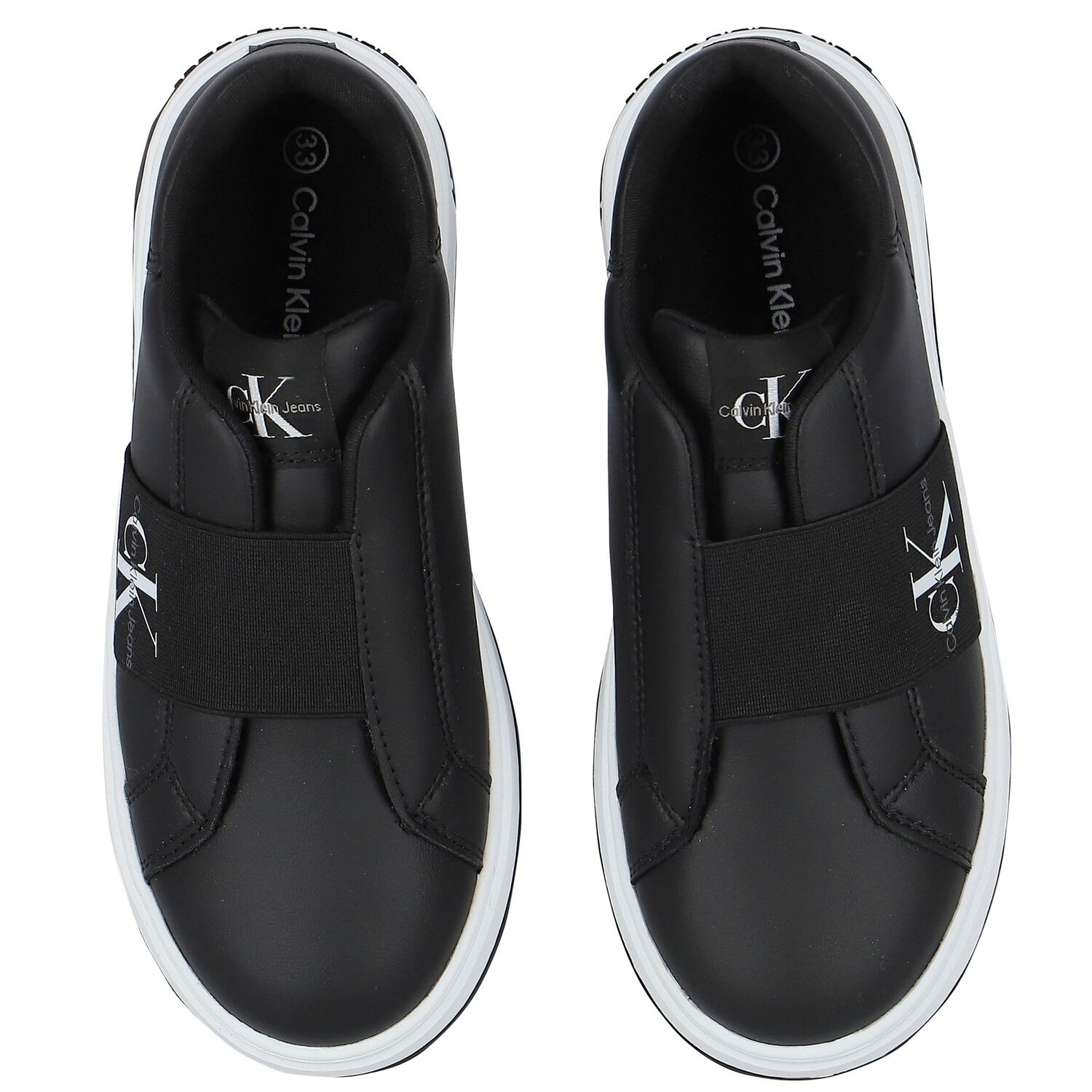 Black Logo Trainers, 2, hi-res image number null