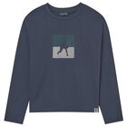 Boys Grey Long Sleeve Top, 1, hi-res