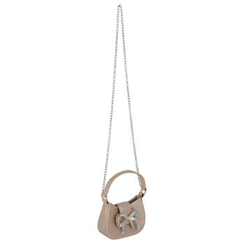 Girls Gold Diamante Bow Handbag ( 16CM )