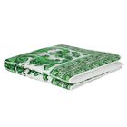 White & Green Majolica Baby Blanket, 1, hi-res