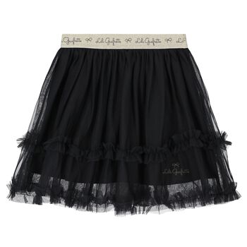 Girls Black Tulle Skirt