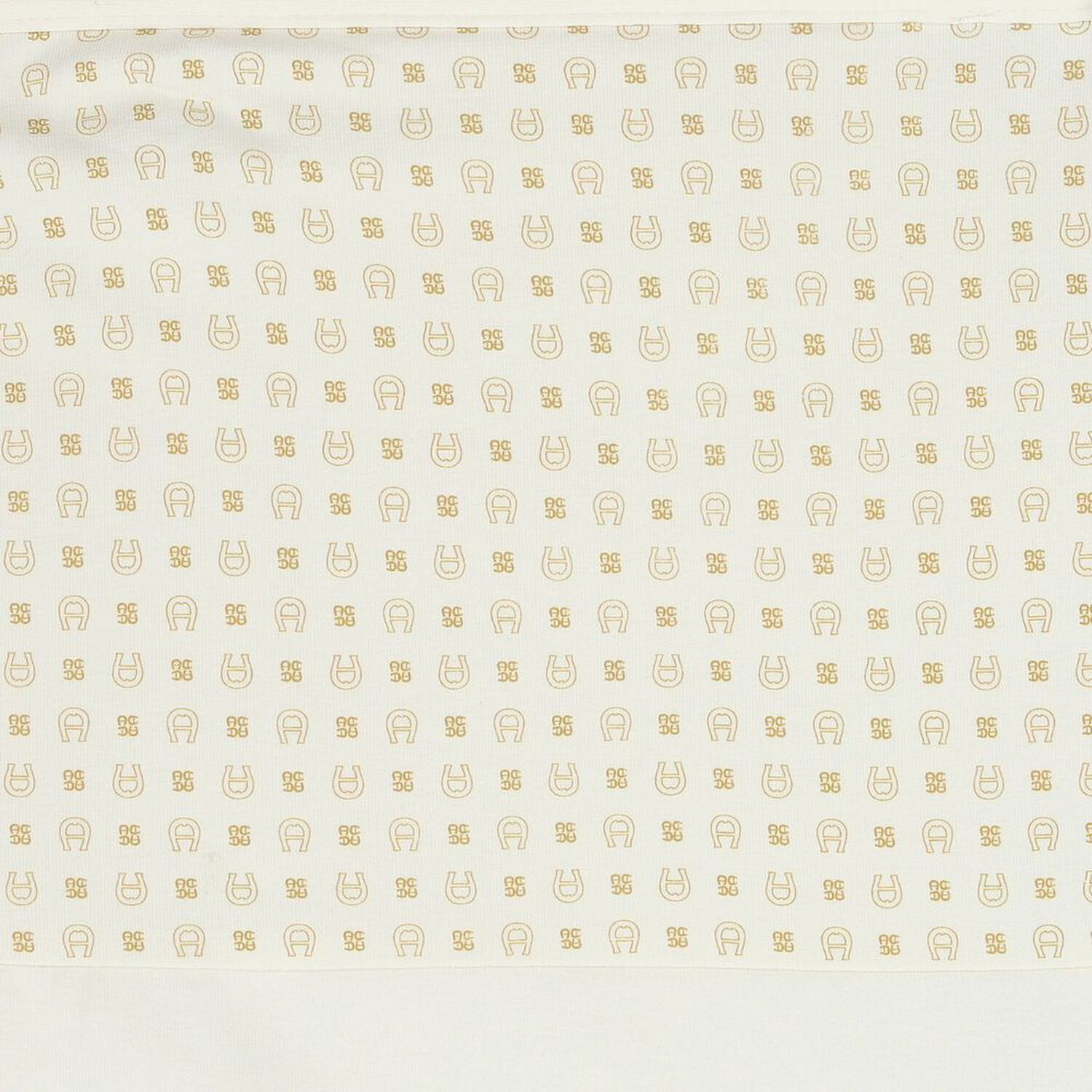 طقم أفرول بالشعار باللون العاجى والذهبى, 1, hi-res