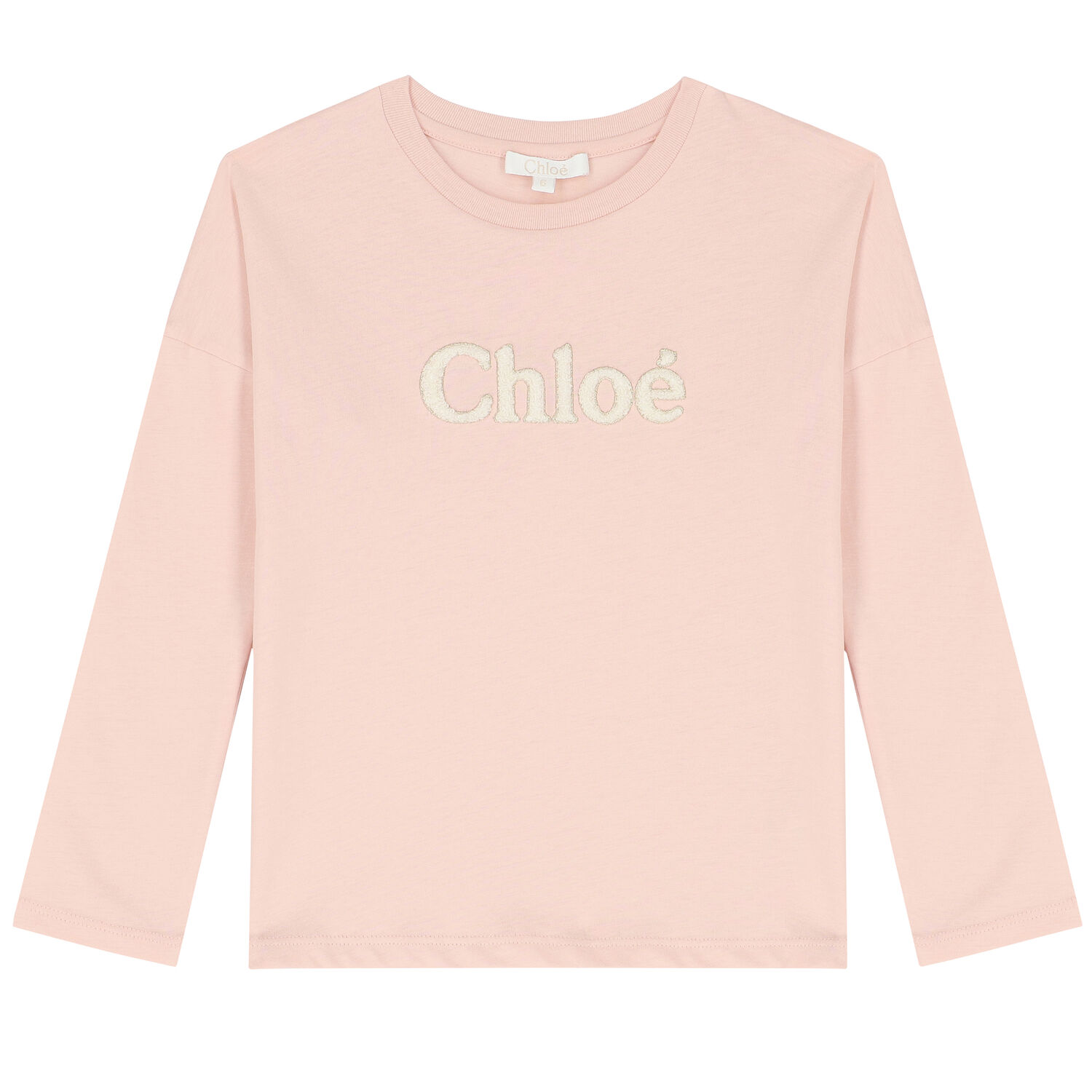 Girls Pale Pink Logo T-Shirt, 1, hi-res image number null