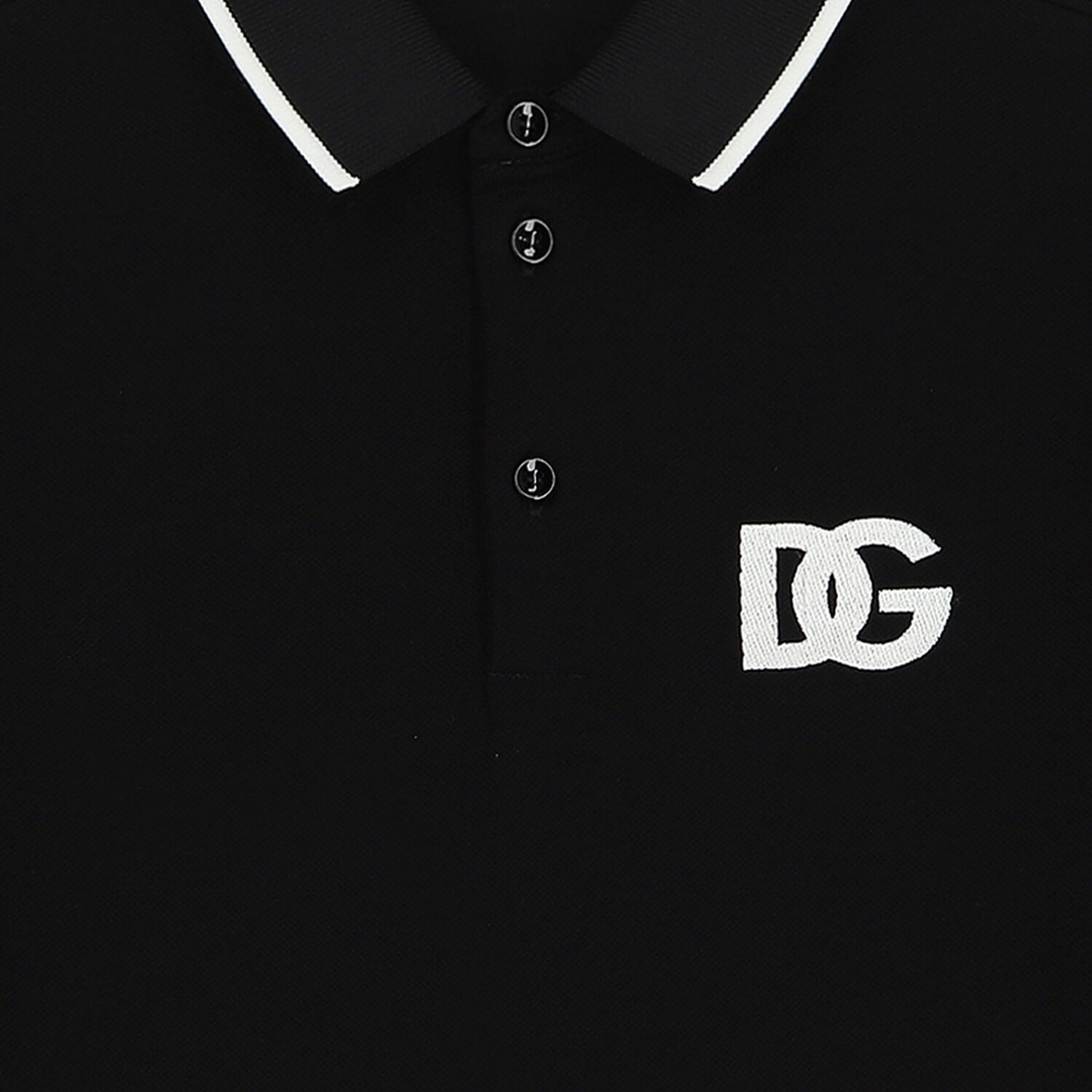Boys Black Logo Polo Shirt, 1, hi-res image number null