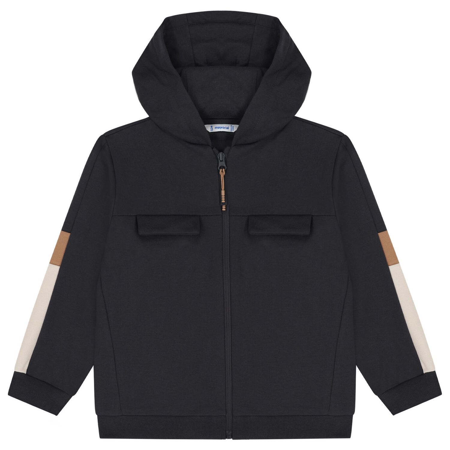 Boys Black & White Tracksuit Set (3 Piece), 3, hi-res