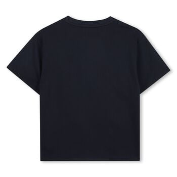 Navy Blue Tiger Logo T-Shirt