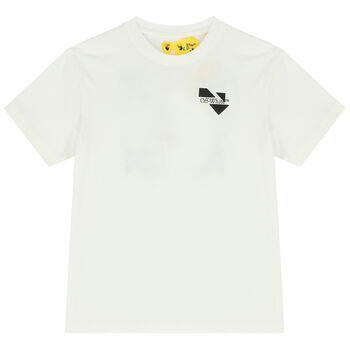Ivory Logo Geometric T-Shirt