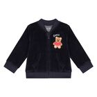 Baby Boys Navy Blue & White Festive Tracksuit (3 Piece), 1, hi-res