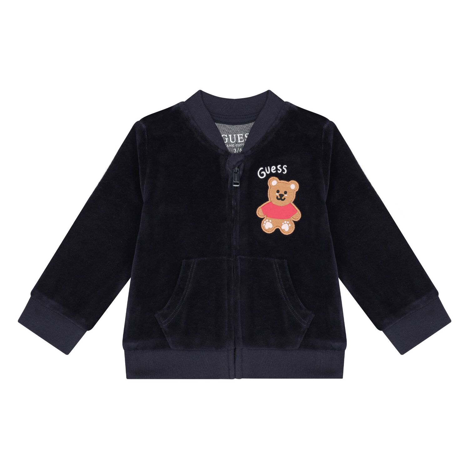 Baby Boys Navy Blue & White Festive Tracksuit (3 Piece), 1, hi-res image number null