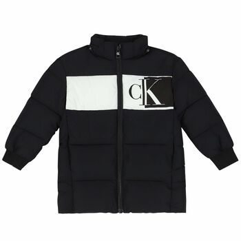 Boys Black Padded Jacket