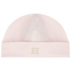Baby Girls Pink Logo Hat, 2, hi-res