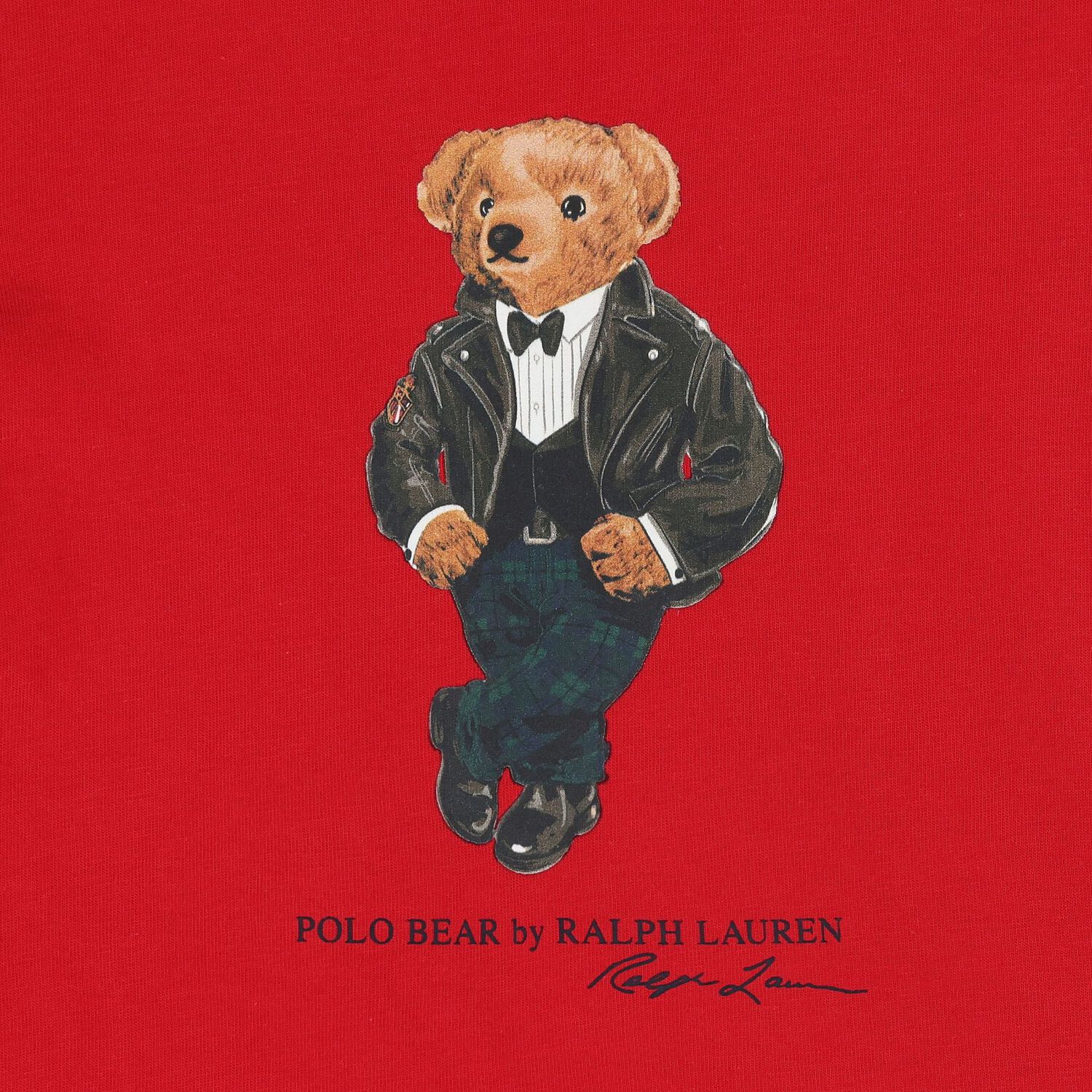 Baby Boys Red Polo Bear T-Shirt, 1, hi-res