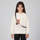 Girls Ivory & Black Bag Leggings Set, 1, hi-res