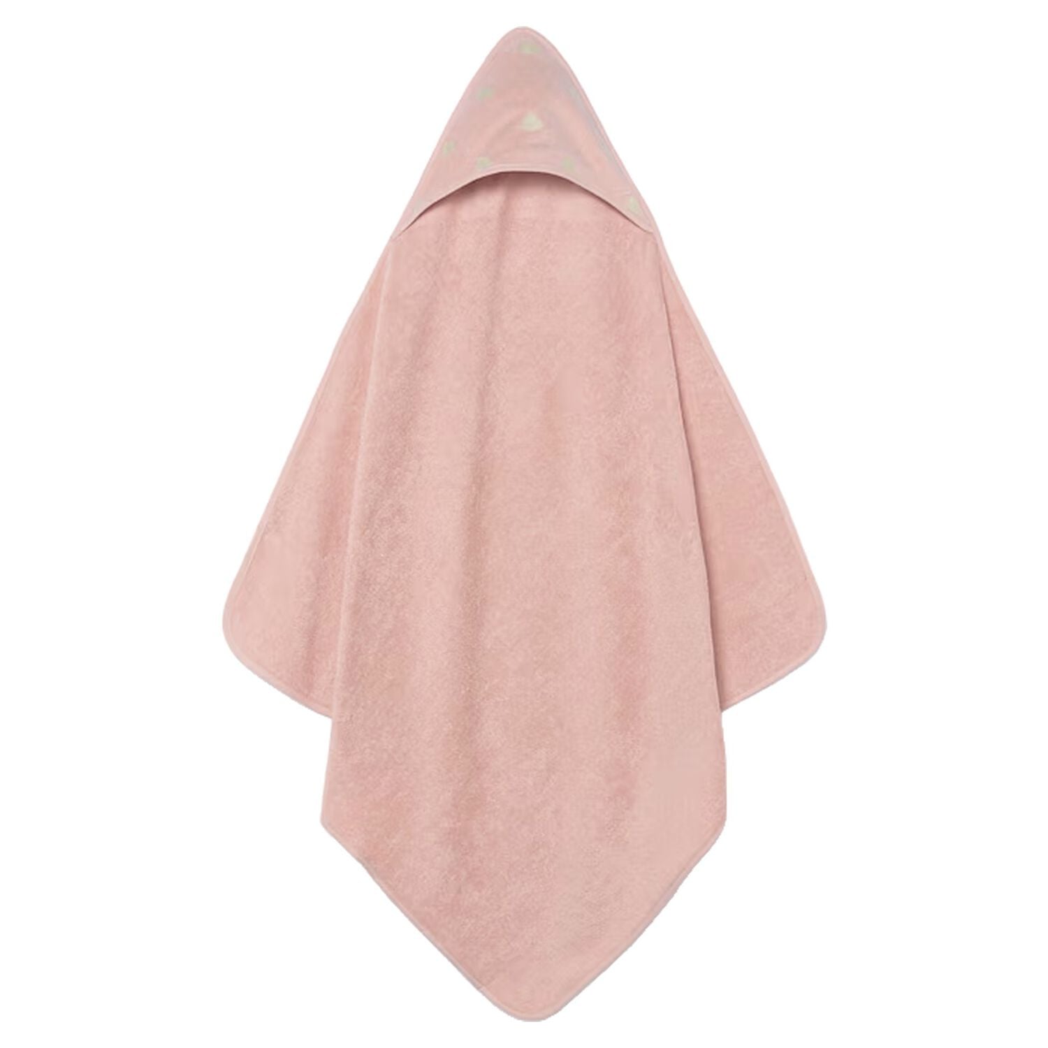 Baby Girls Pink Hooded Towel, 2, hi-res