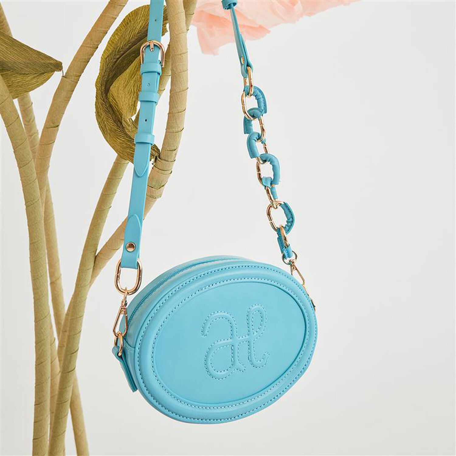 Girls Blue Logo Handbag, 3, hi-res image number null
