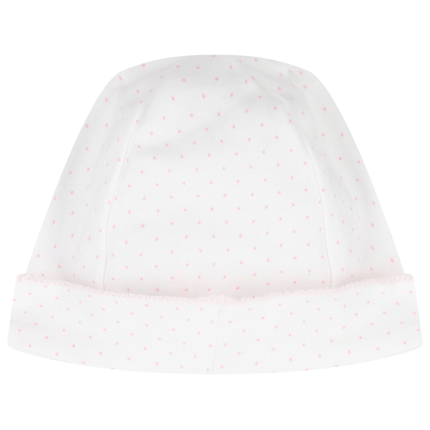 Baby Girls White & Pink Bunny Hat, 2, hi-res