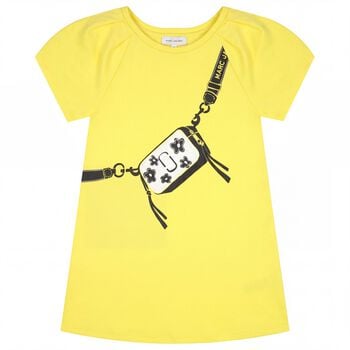 Girls Yellow Bag Dress
