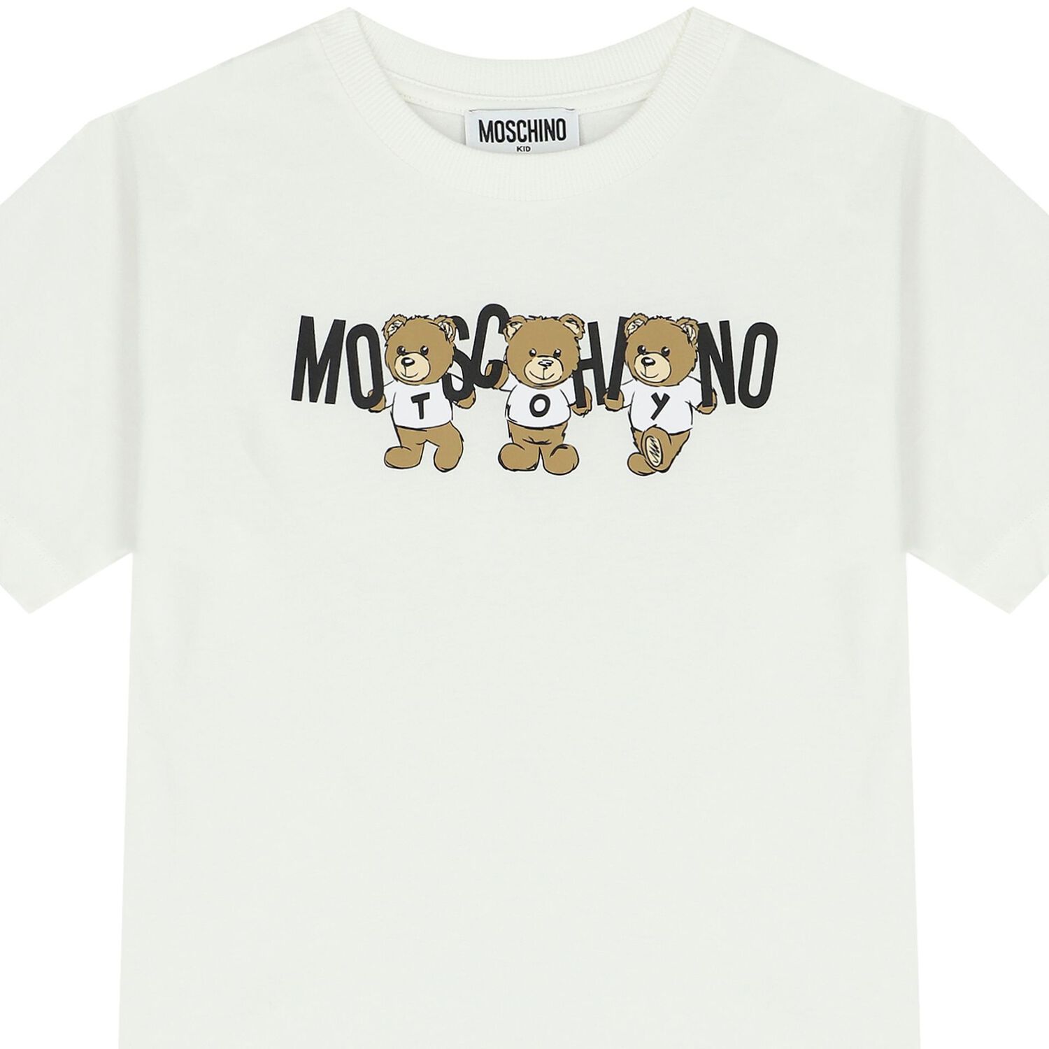 Ivory Teddy Bear Logo T-Shirt, 1, hi-res image number null