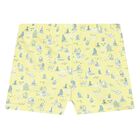 Baby Boys Yellow Swim Shorts, 1, hi-res