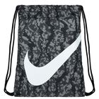 Black & Grey Logo Gym Sack, 1, hi-res