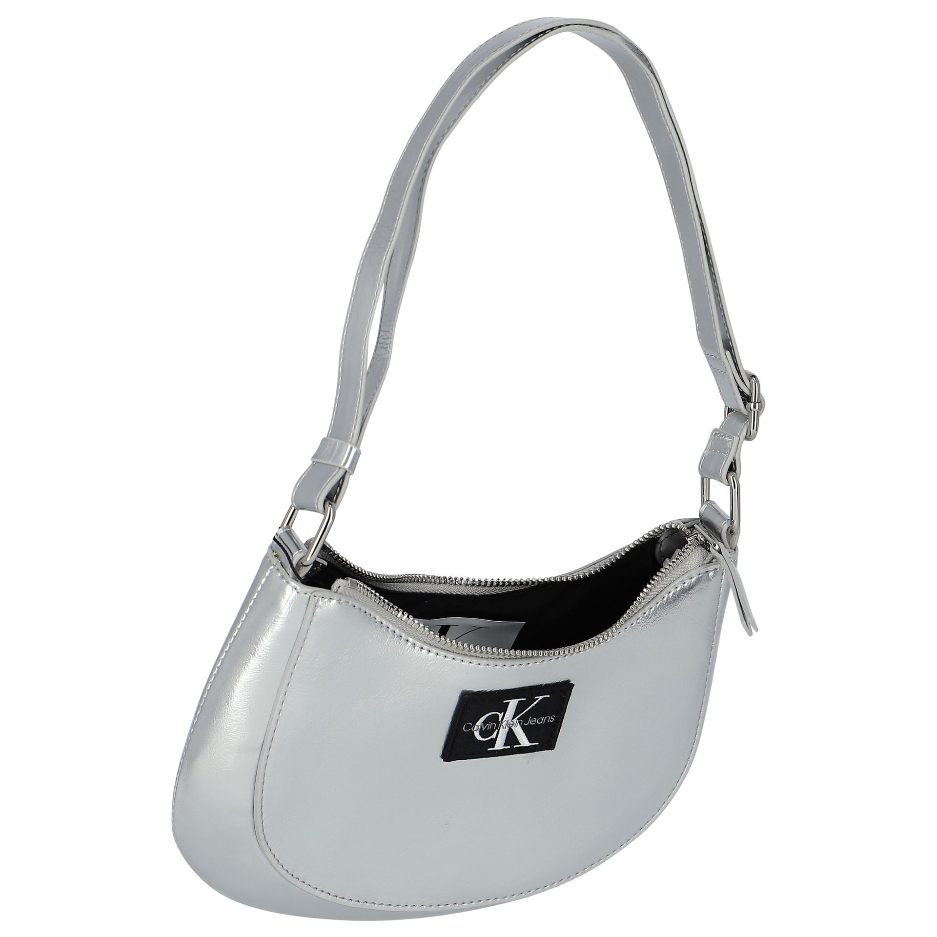 Calvin Klein Girls Silver Logo Shoulder bag Junior Couture
