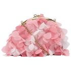 Girls Pink & White Floral Bag, 1, hi-res