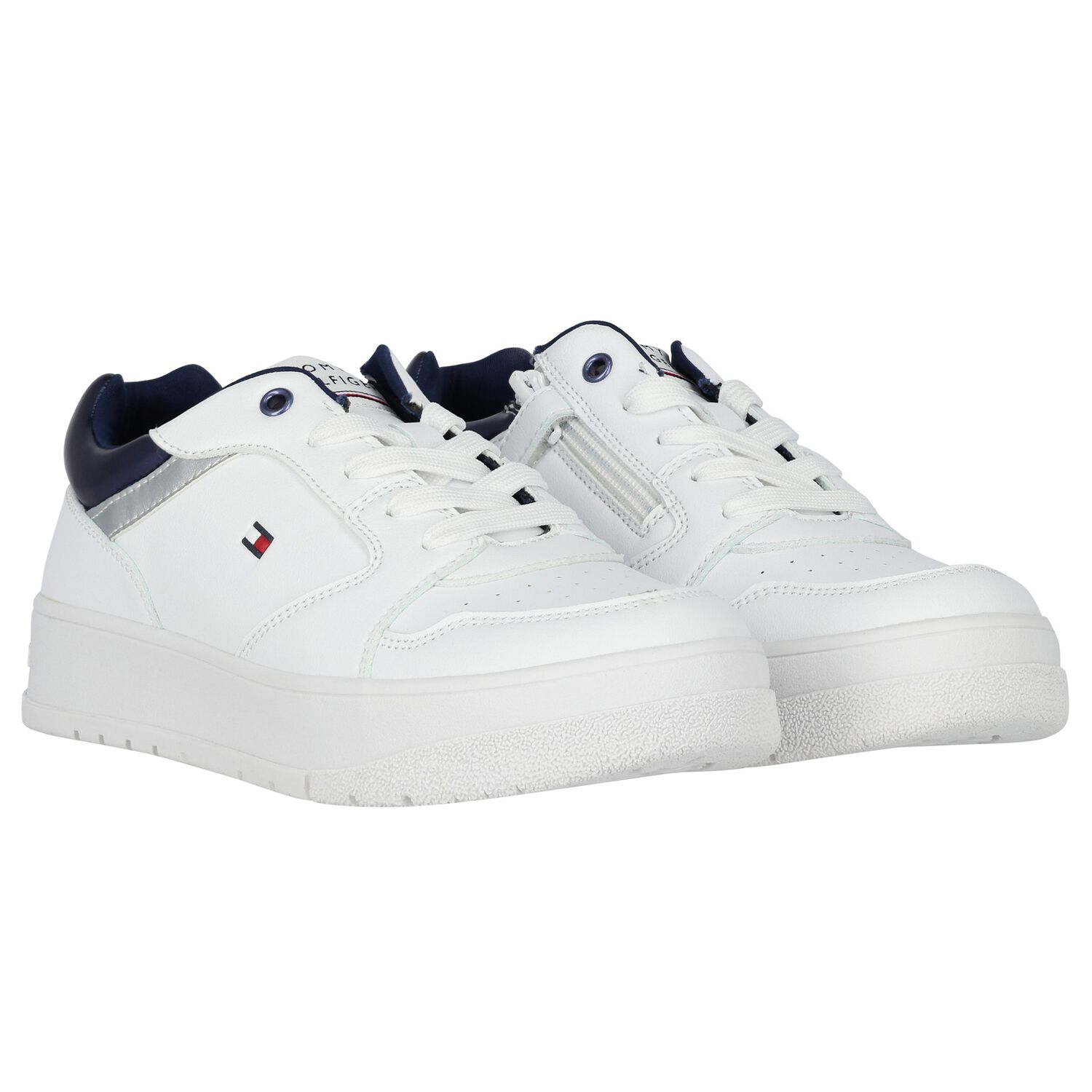 White Logo Trainers, 1, hi-res image number null