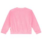 Girls Pink Sequin Hearts Sweatshirt, 1, hi-res