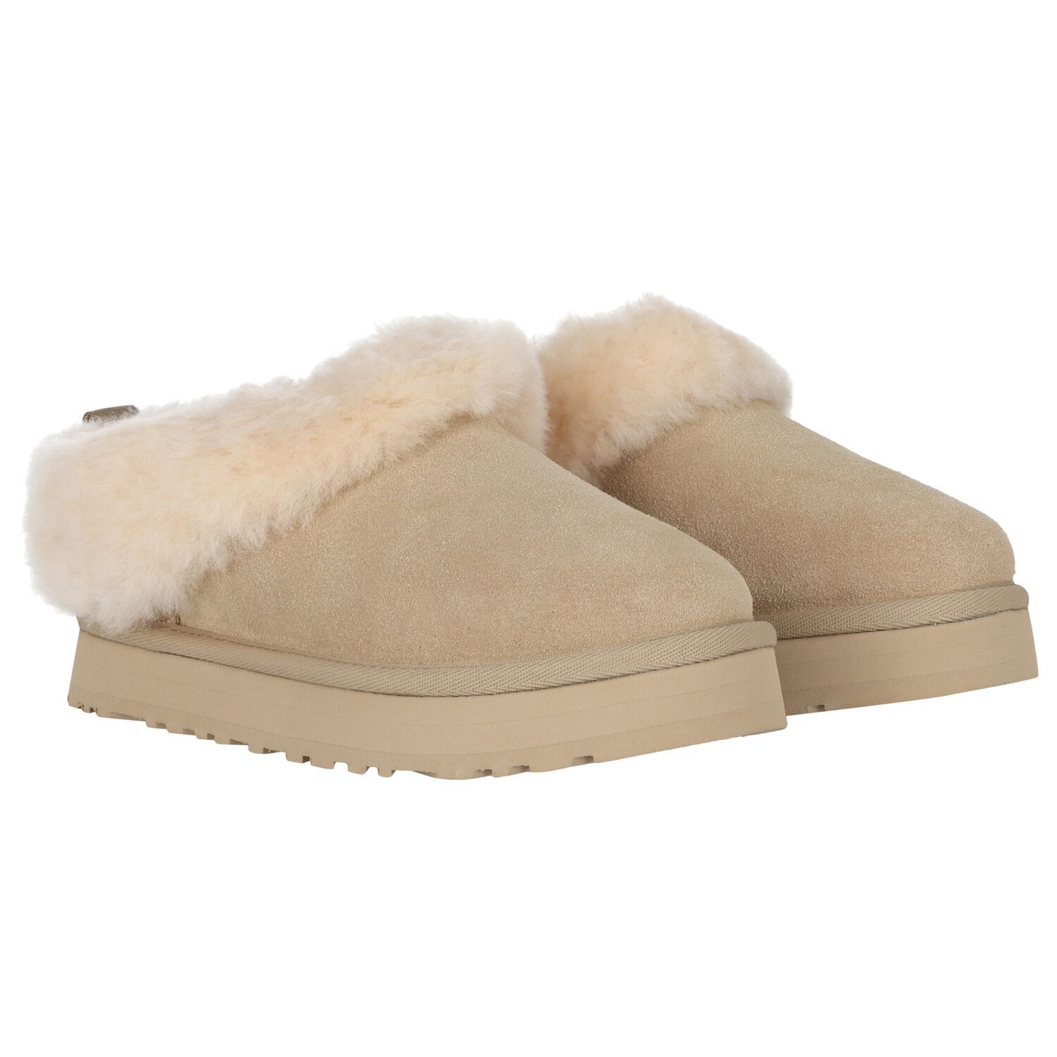 Girls Sand Tazzelle Suede Mules, 2, hi-res