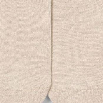 Girls Beige Knitted Tights