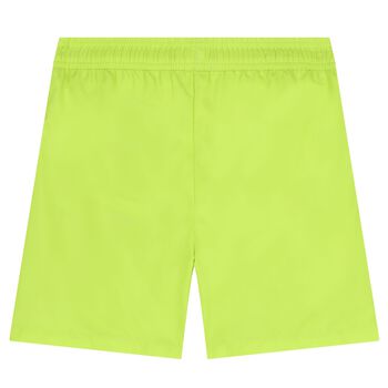Boys Green Logo Swim Shorts