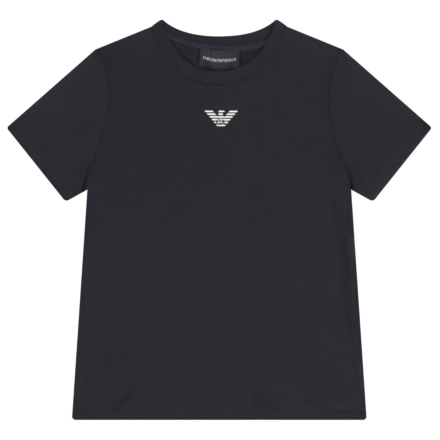 Boys Navy Blue Logo T-Shirt, 6, hi-res image number null